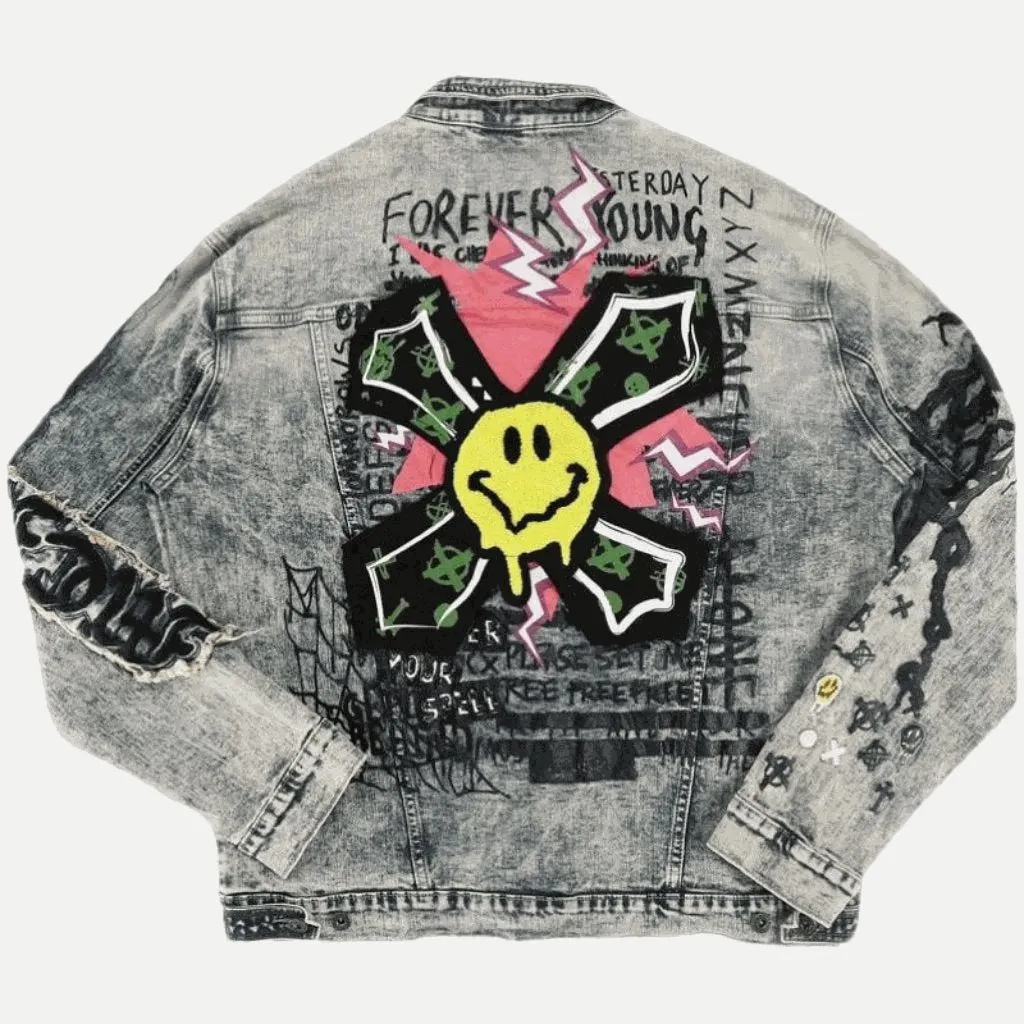 2k men denim jacket