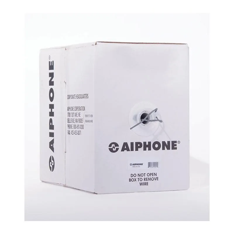 Aiphone 82220250C Wire, 2 Conductor, 22awg, Overall Shield, 500 Feet