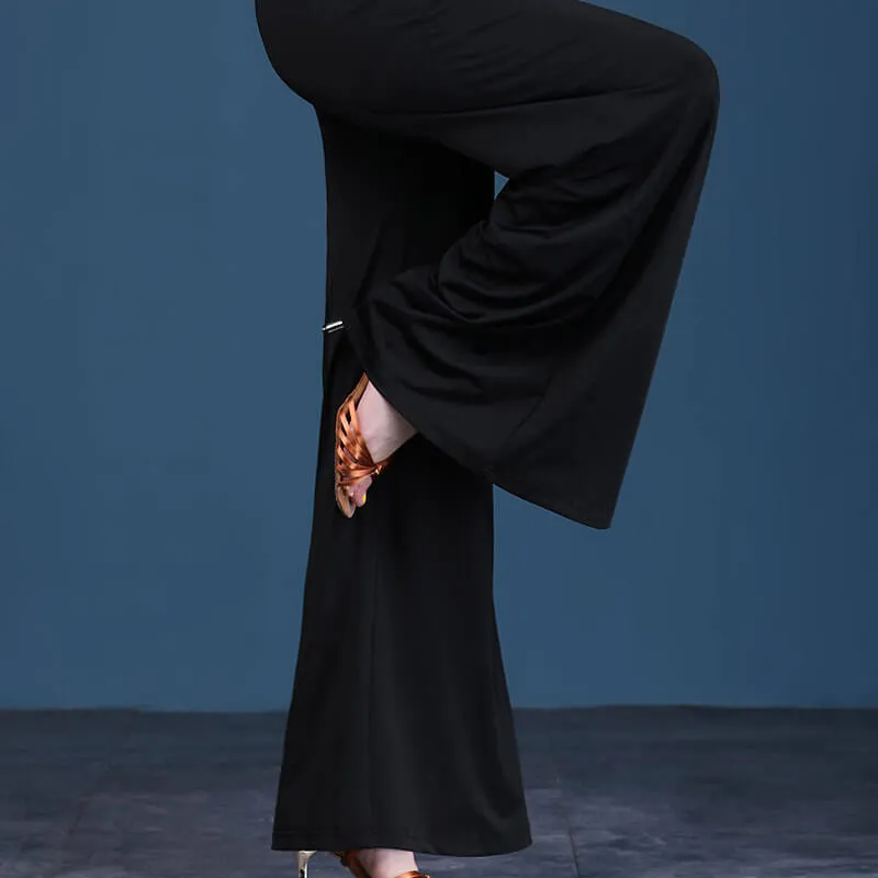 Bell Bottoms Floral Print  Latin/Ballroom Pants