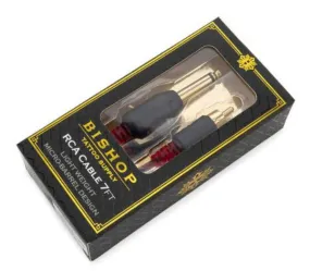 Bishop Premium Lightweight RCA Cord - 7 ft, Choose from 3 Different Colors