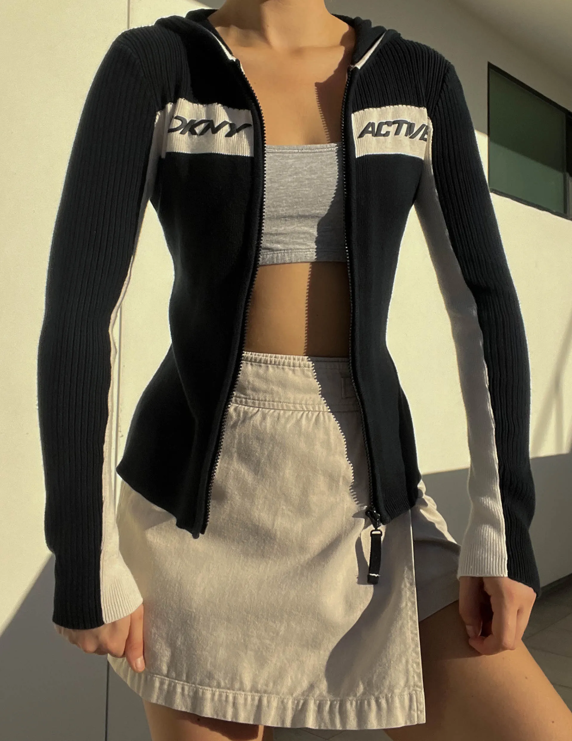Black & White DKNY Knit (S)