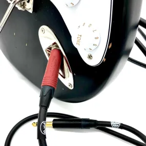 British Audio Pro Performance Silent Instrument Cable - Straight Silent to Straight (Black Jacket)