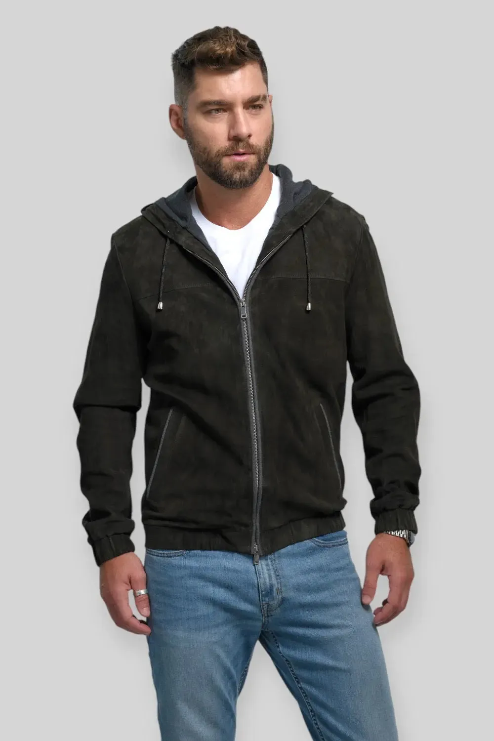Cesare Suede Leather Jacket