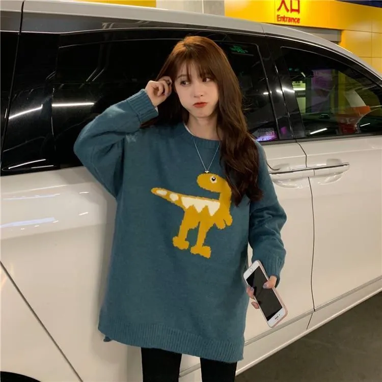 Cute Dinosaur Sweater