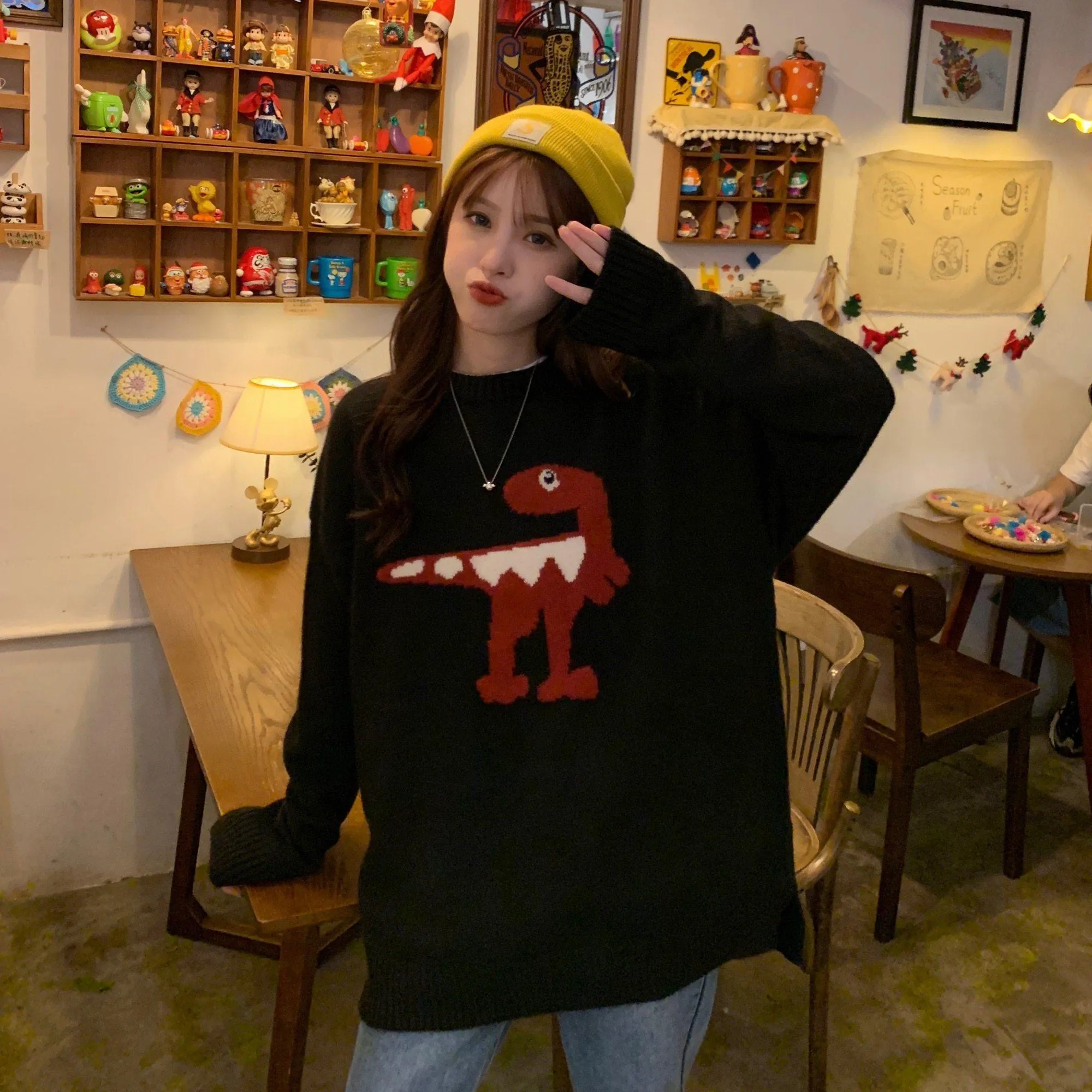 Cute Dinosaur Sweater