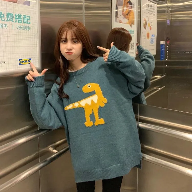 Cute Dinosaur Sweater