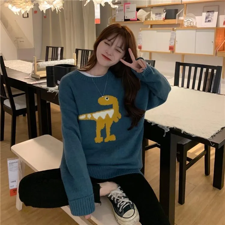 Cute Dinosaur Sweater