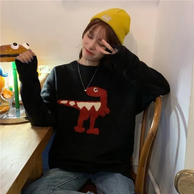 Cute Dinosaur Sweater