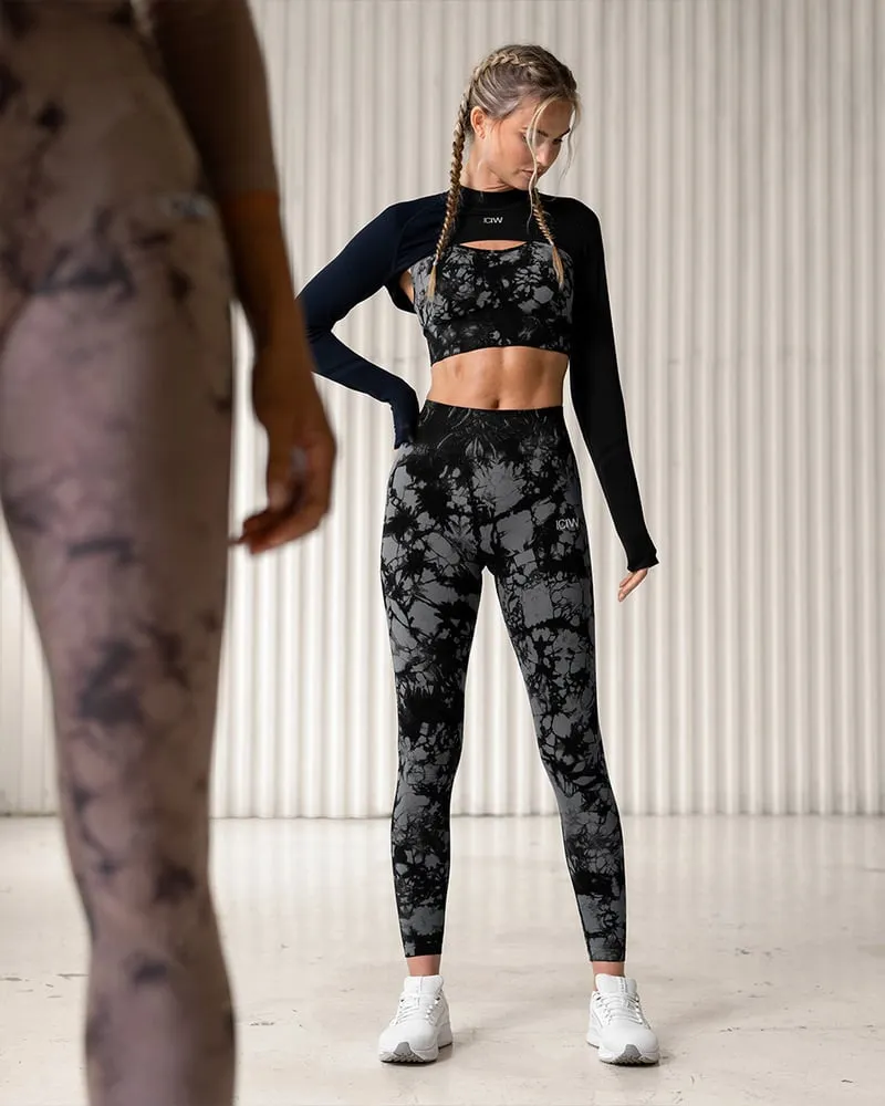 Define Seamless Tie Dye Tights