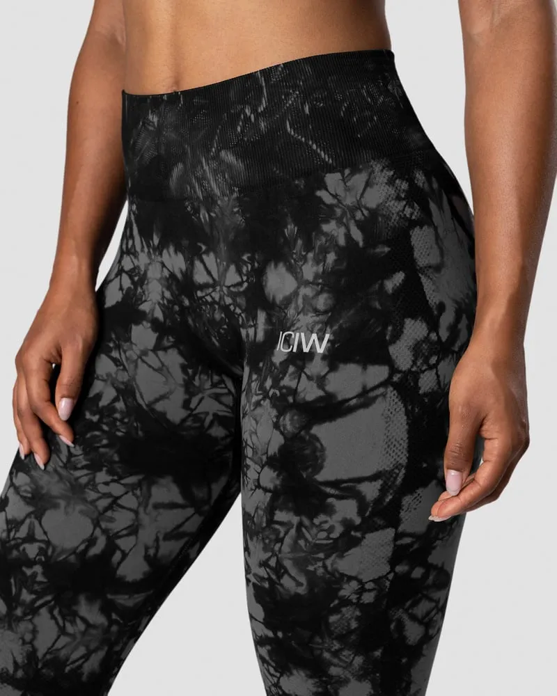 Define Seamless Tie Dye Tights