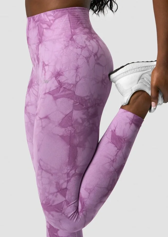 Define Seamless Tie Dye Tights
