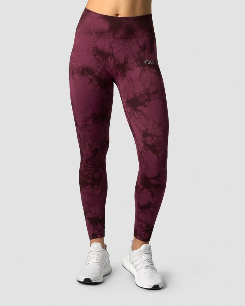 Define Seamless Tie Dye Tights