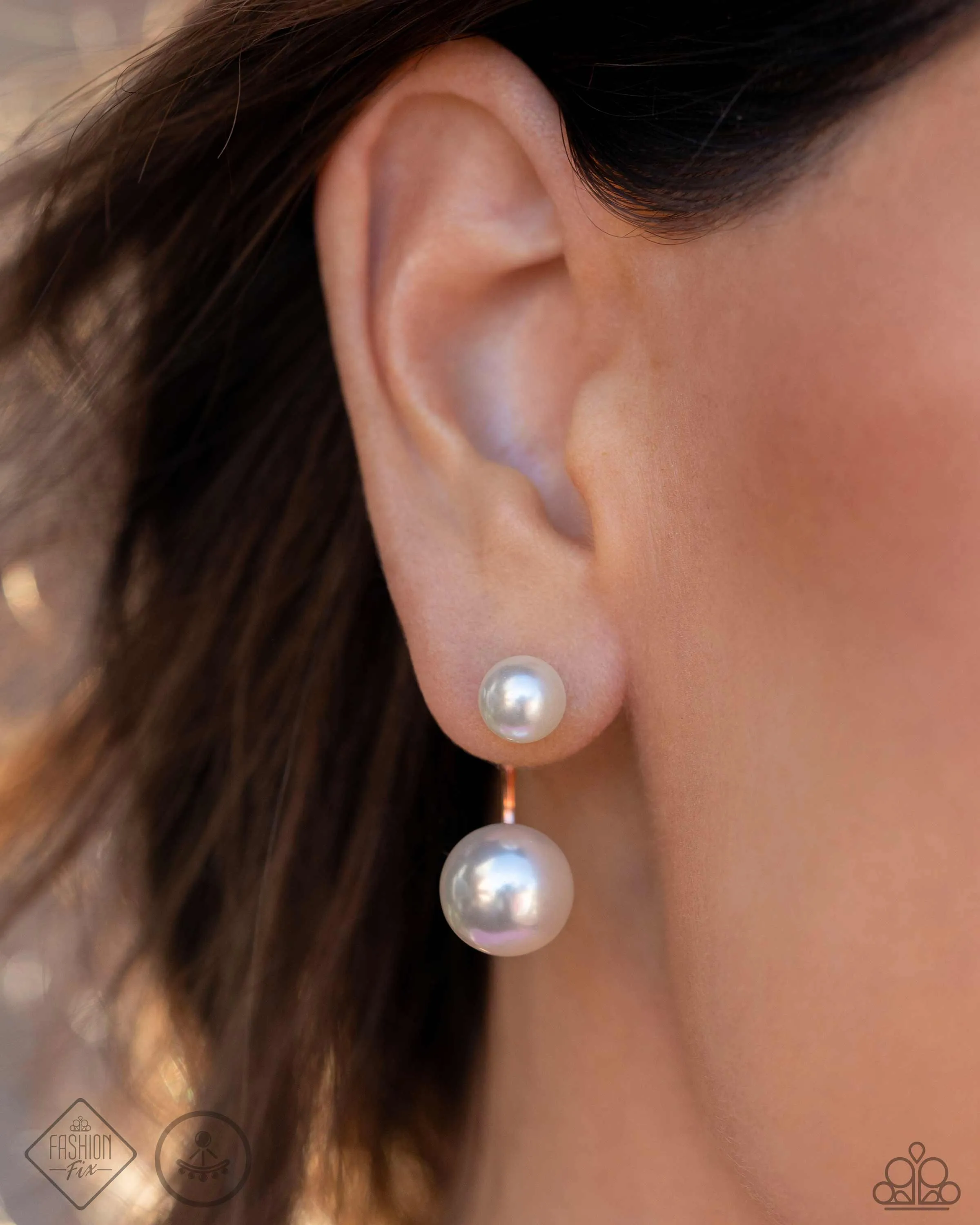 Earrings Daydreamy Dawn - Copper Ear jacket