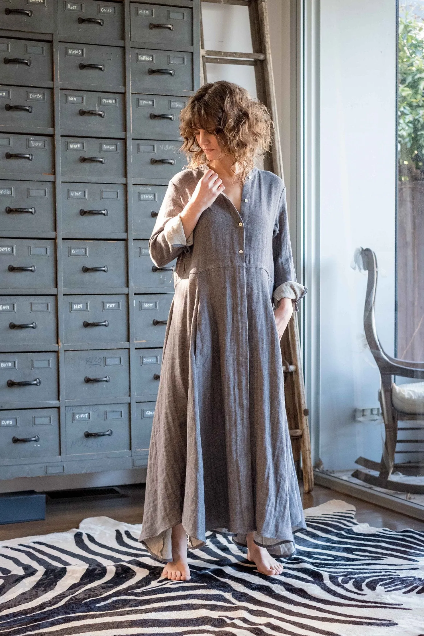 Filiamon dress / jacket Slate