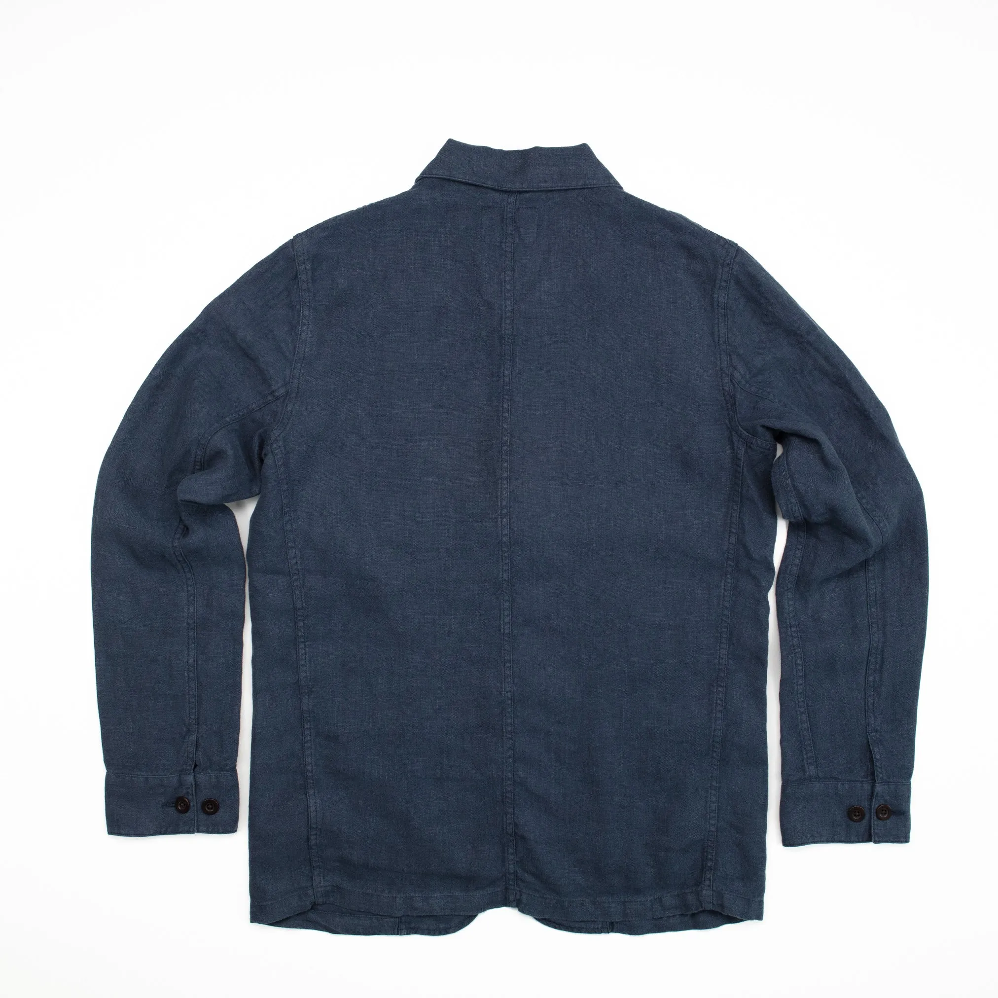 Labura Jacket in Navy Linen