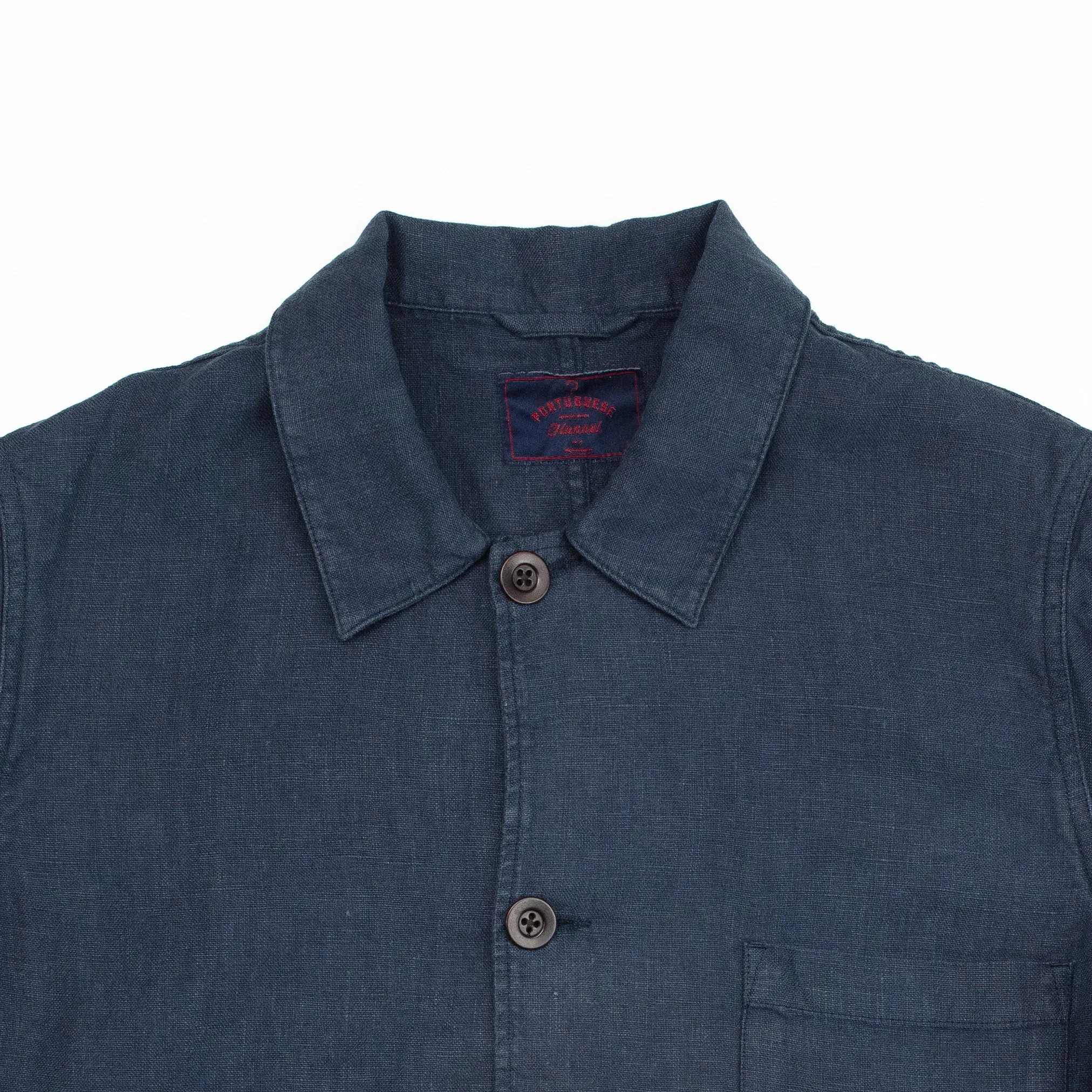 Labura Jacket in Navy Linen