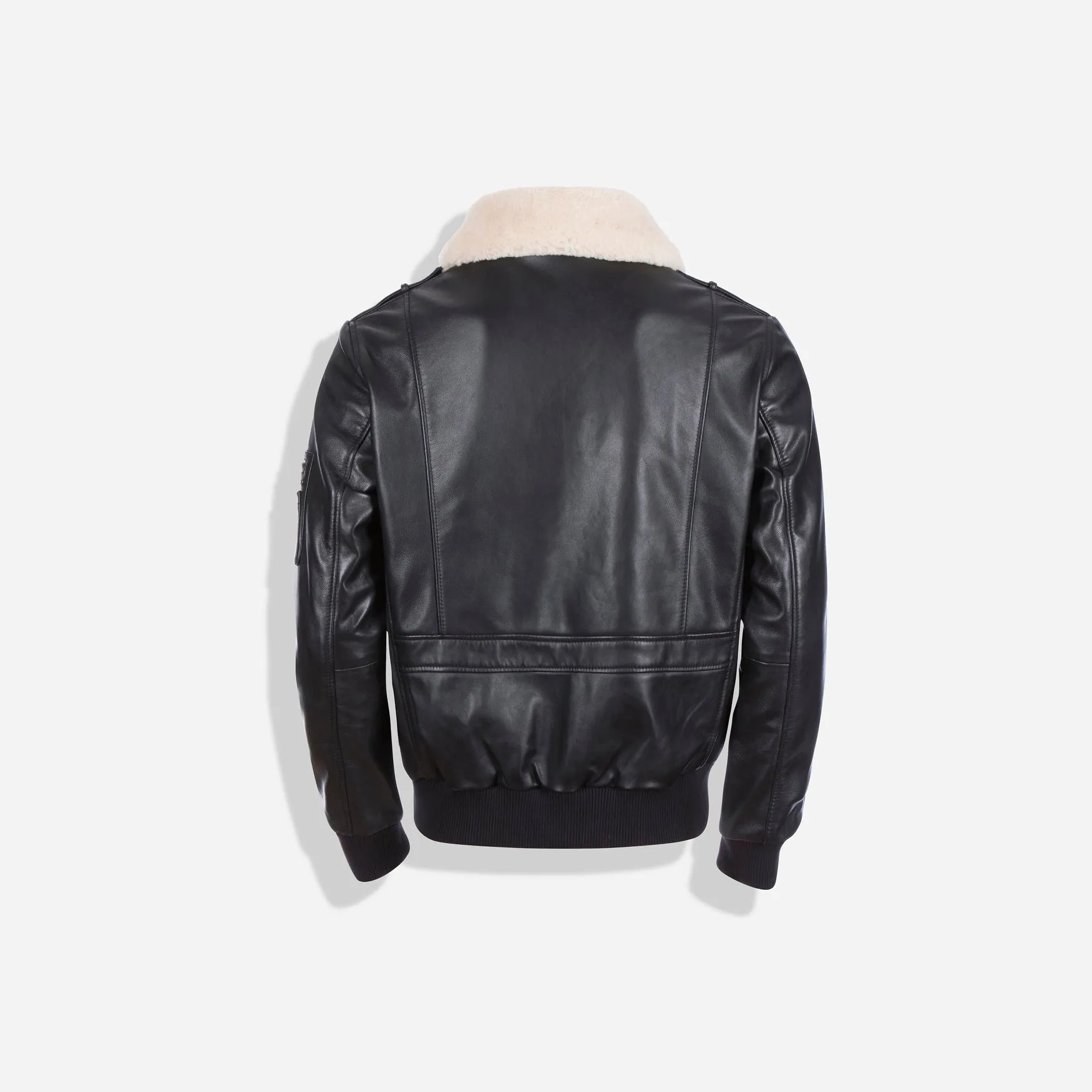 Lamb Nappa Jacket, Black