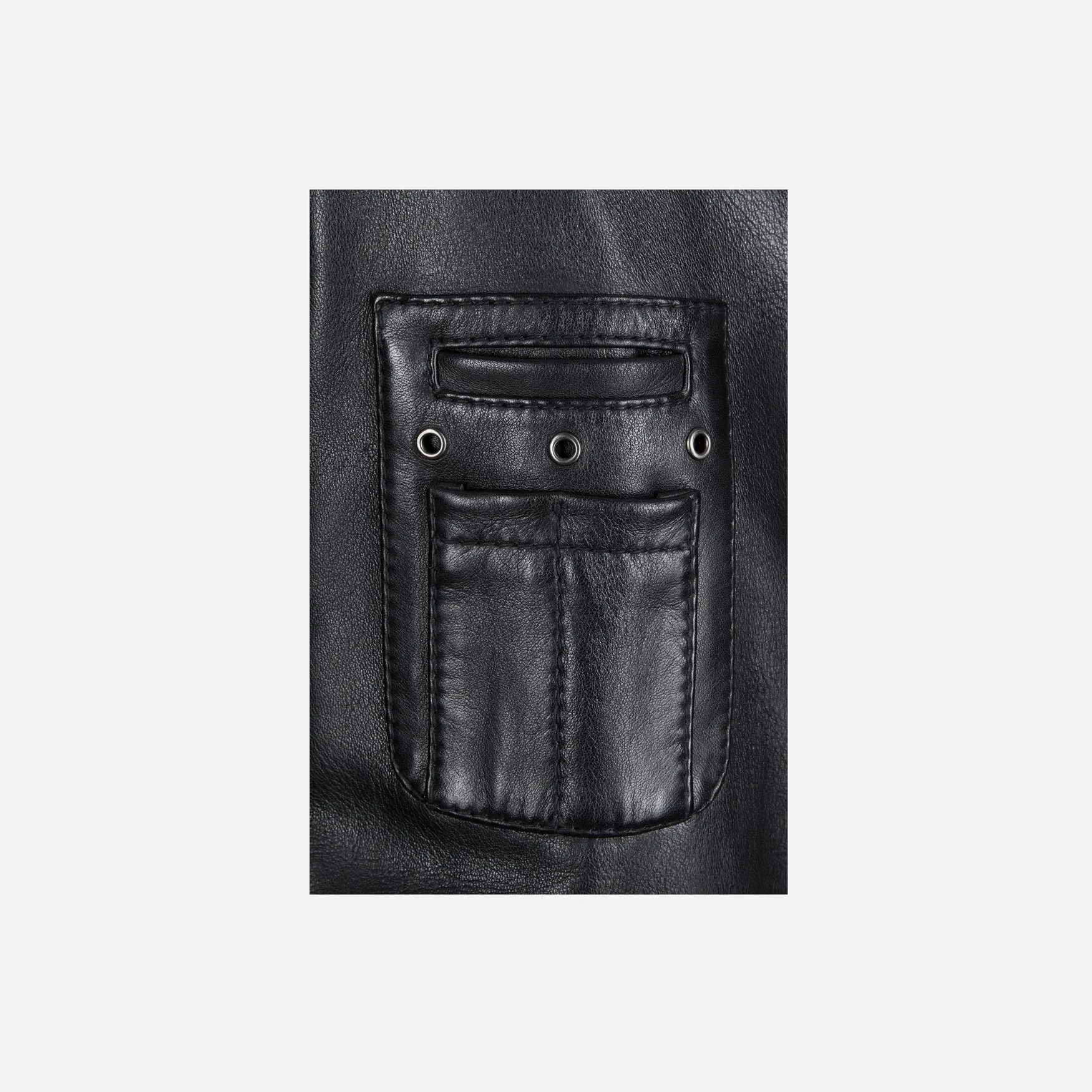 Lamb Nappa Jacket, Black