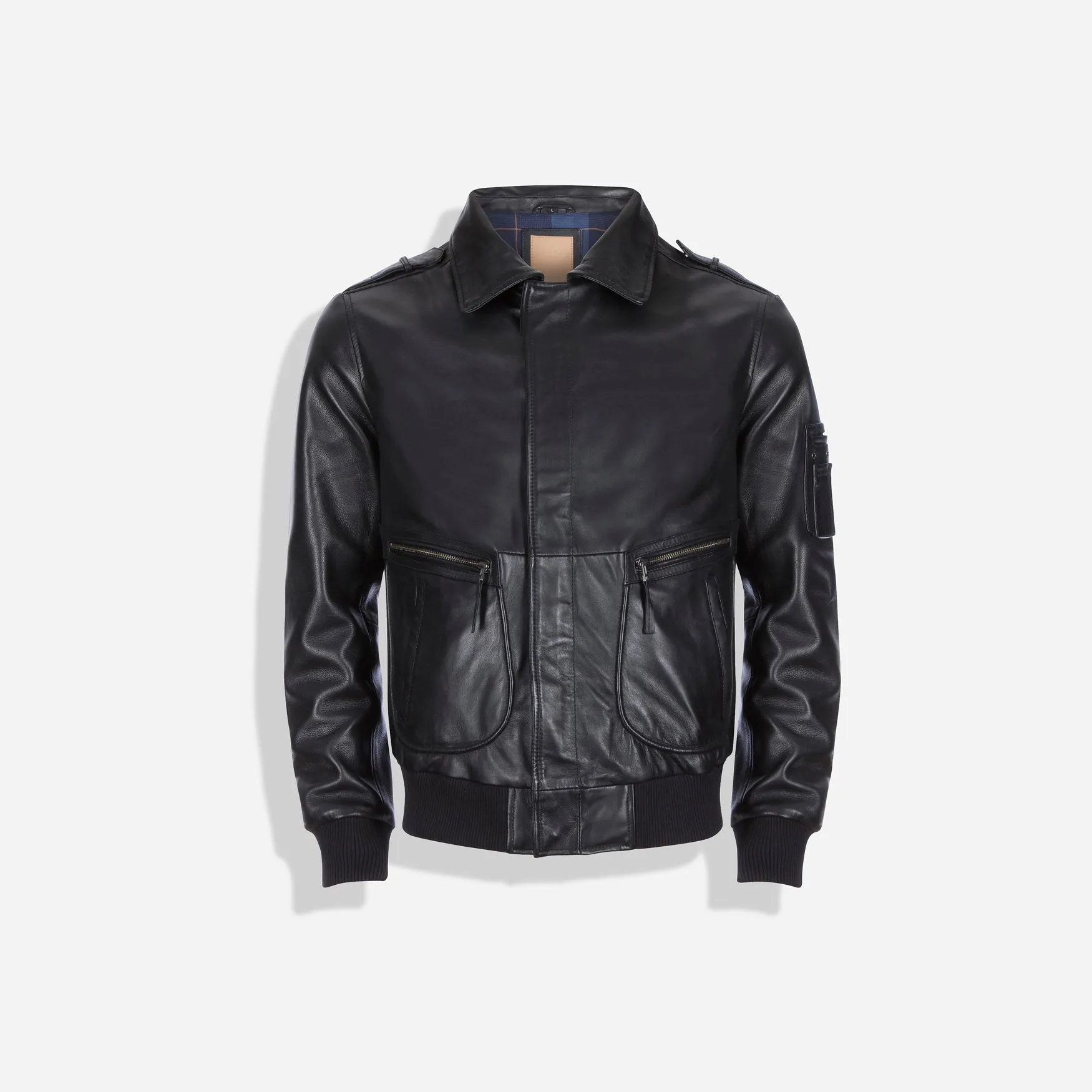 Lamb Nappa Jacket, Black