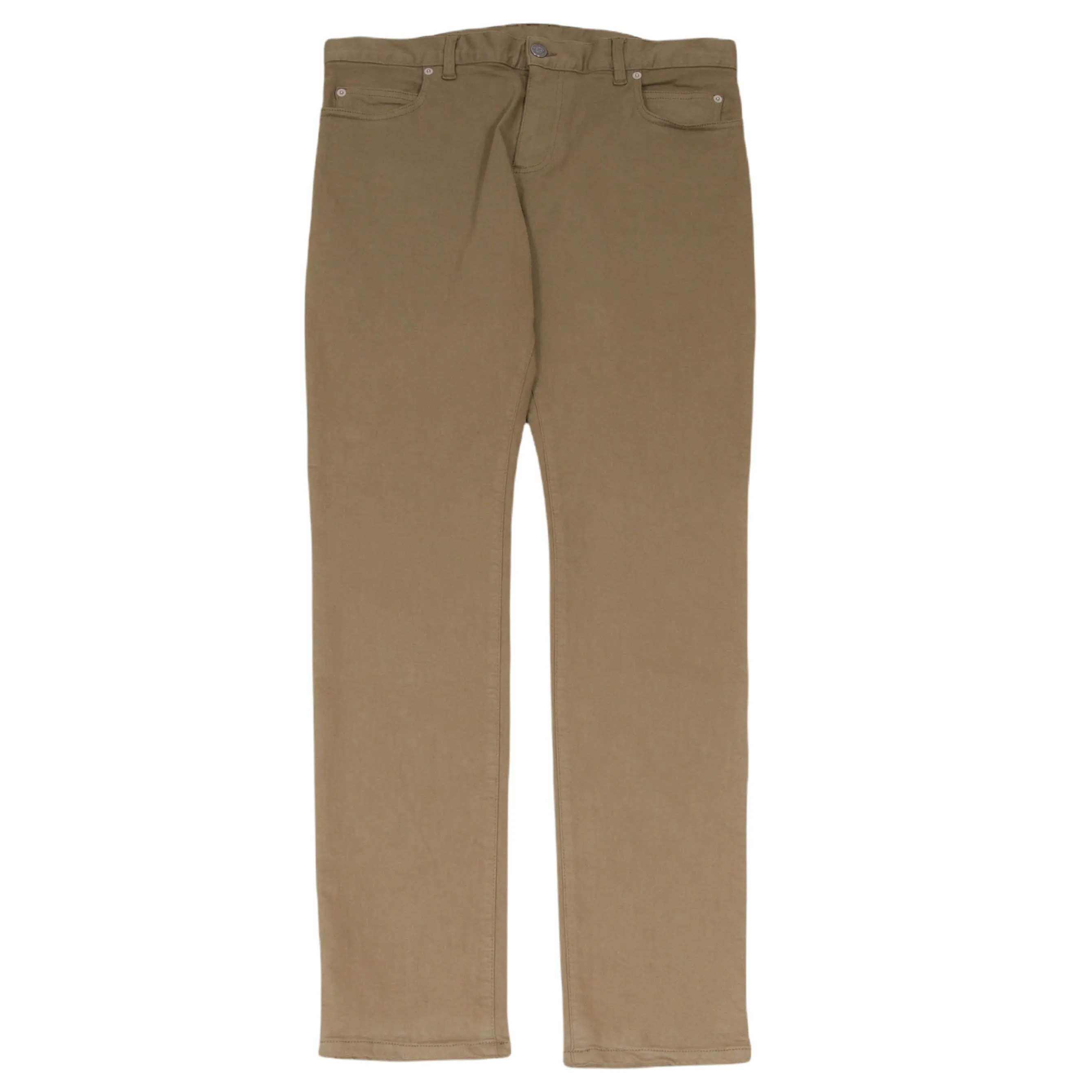 Olive Tan Slim Denim Jeans