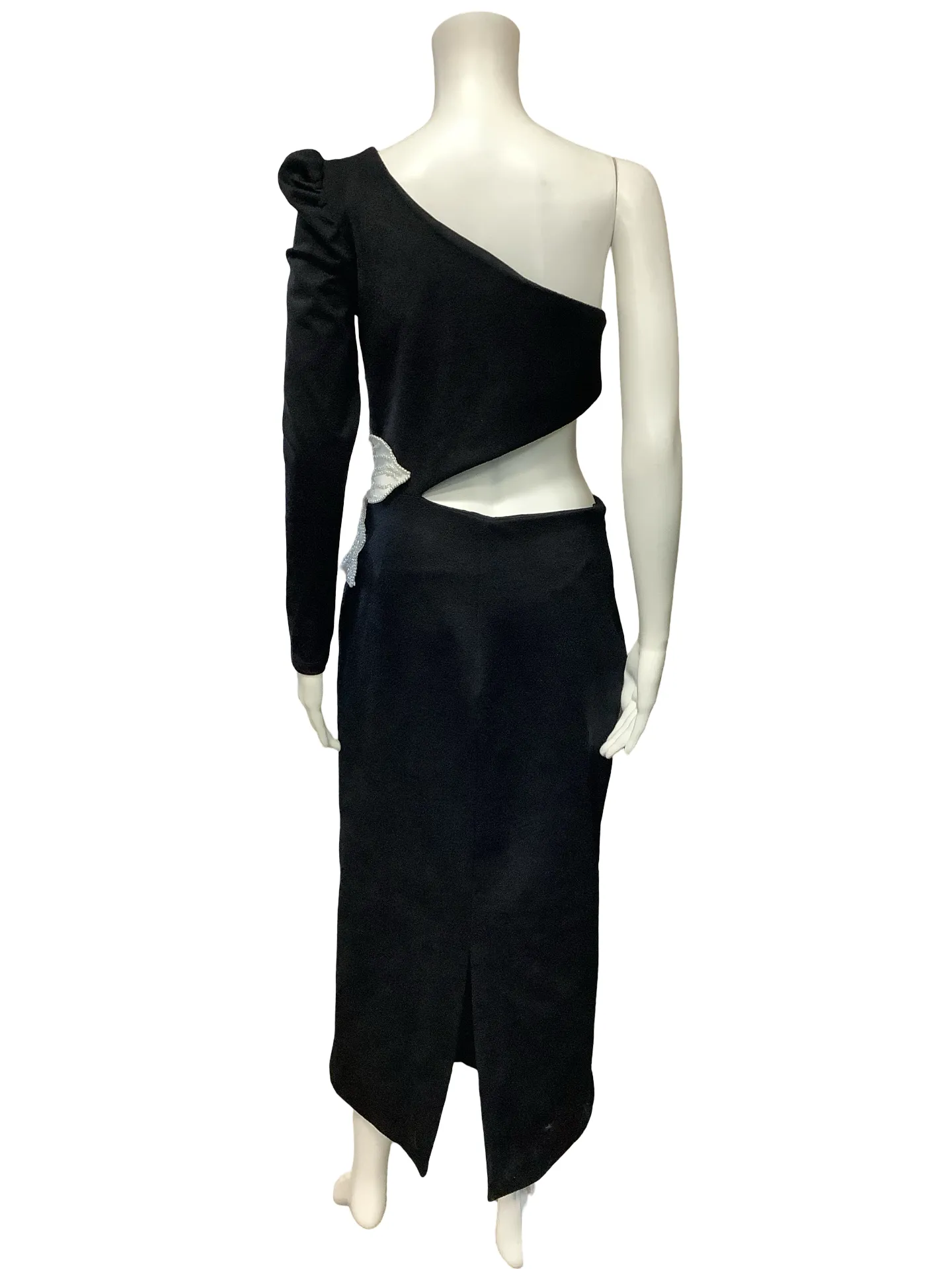 PatBO One Shoulder Maxi Length Dress Size: M