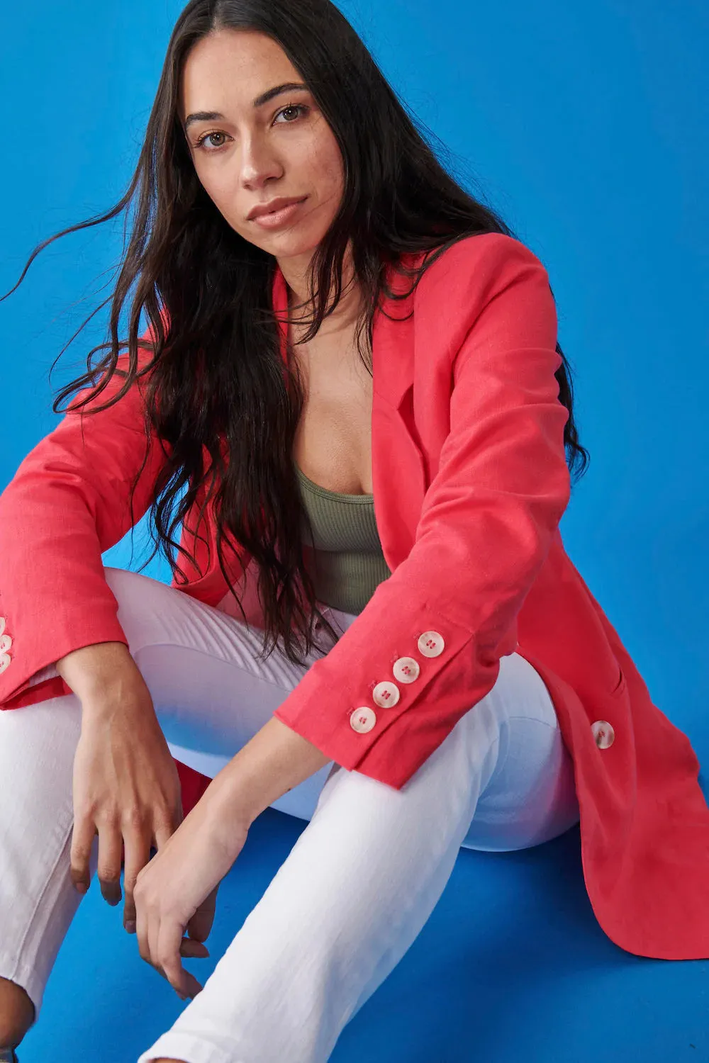 Rita Jacket in Bright Pink