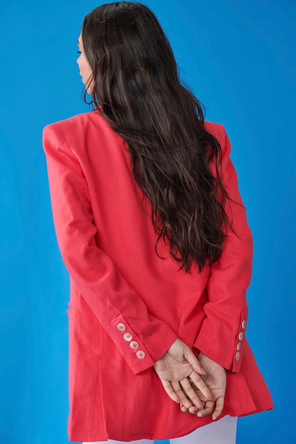 Rita Jacket in Bright Pink