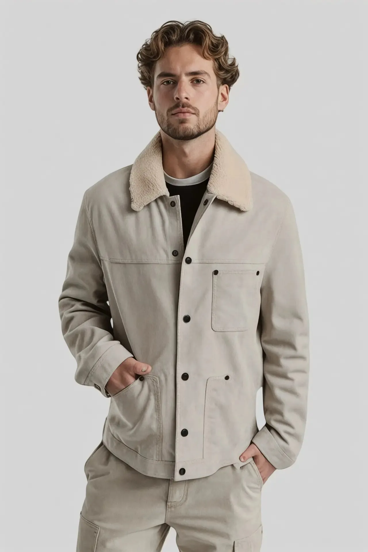 Rogério Suede Leather Jacket