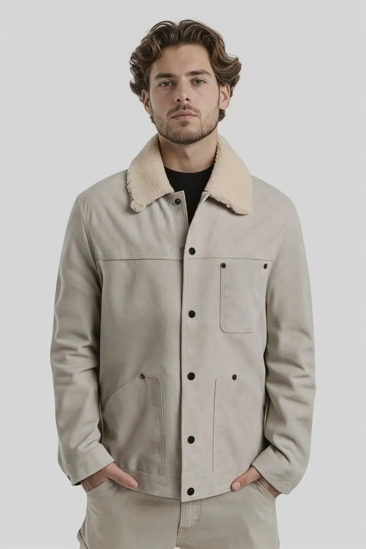 Rogério Suede Leather Jacket