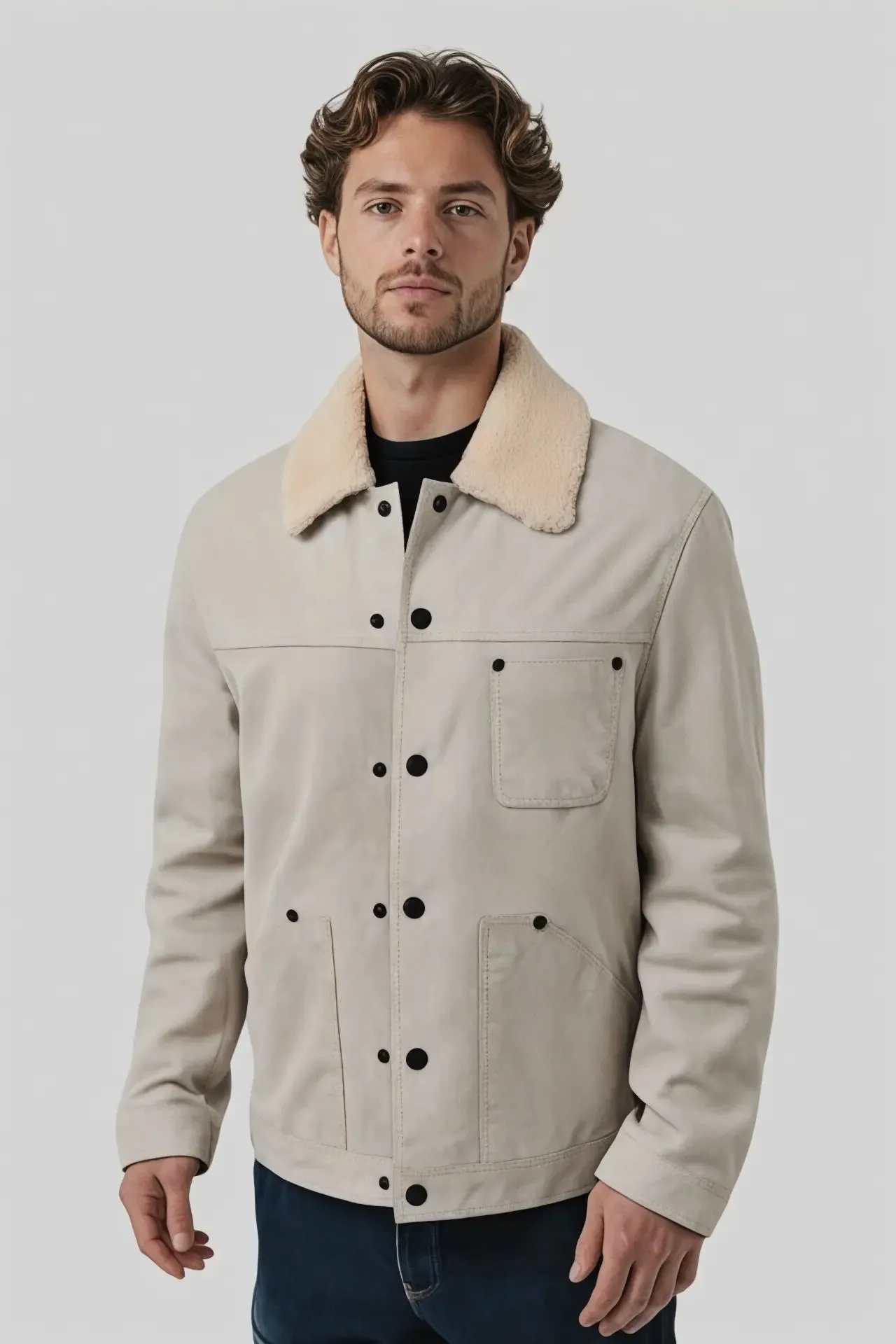 Rogério Suede Leather Jacket