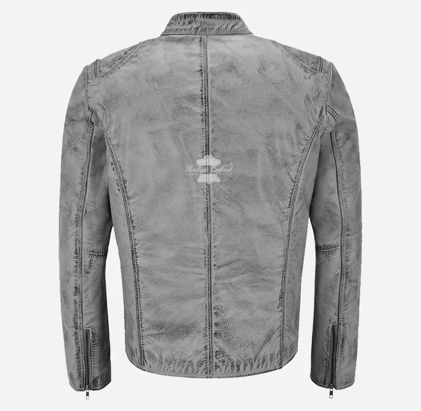 SPEED Biker Leather Jacket For Men's Real Leather Jacket