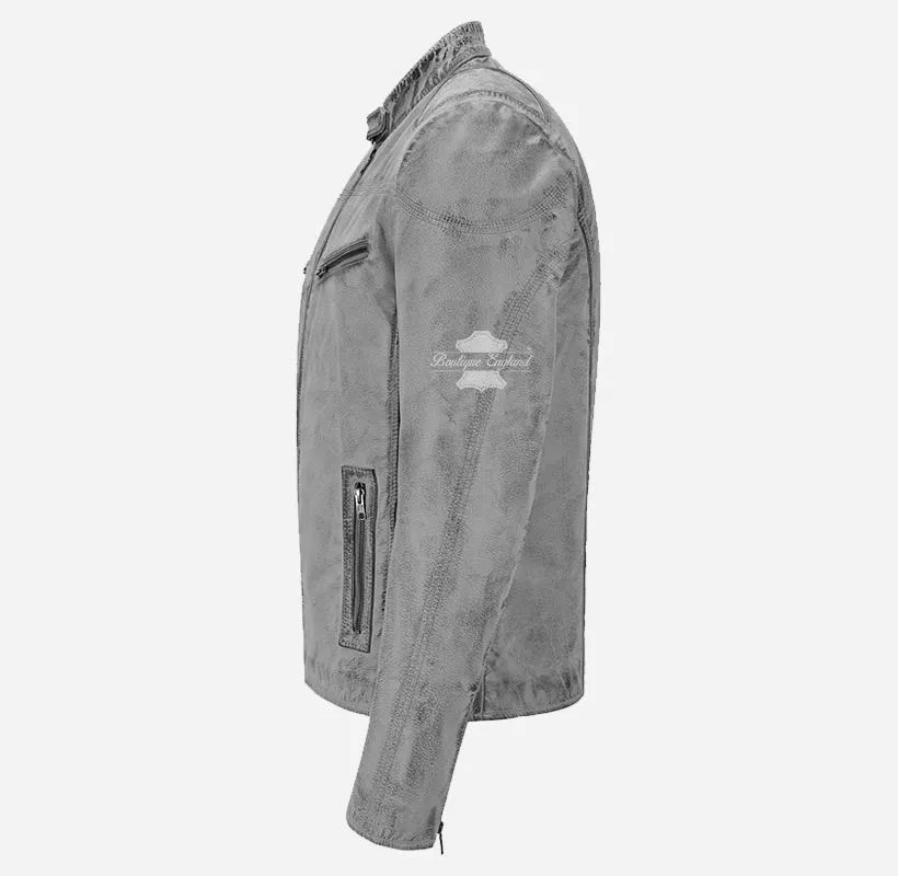 SPEED Biker Leather Jacket For Men's Real Leather Jacket