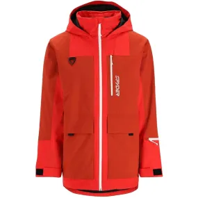 Spyder Mens Clothing Field Ski Jacket Red