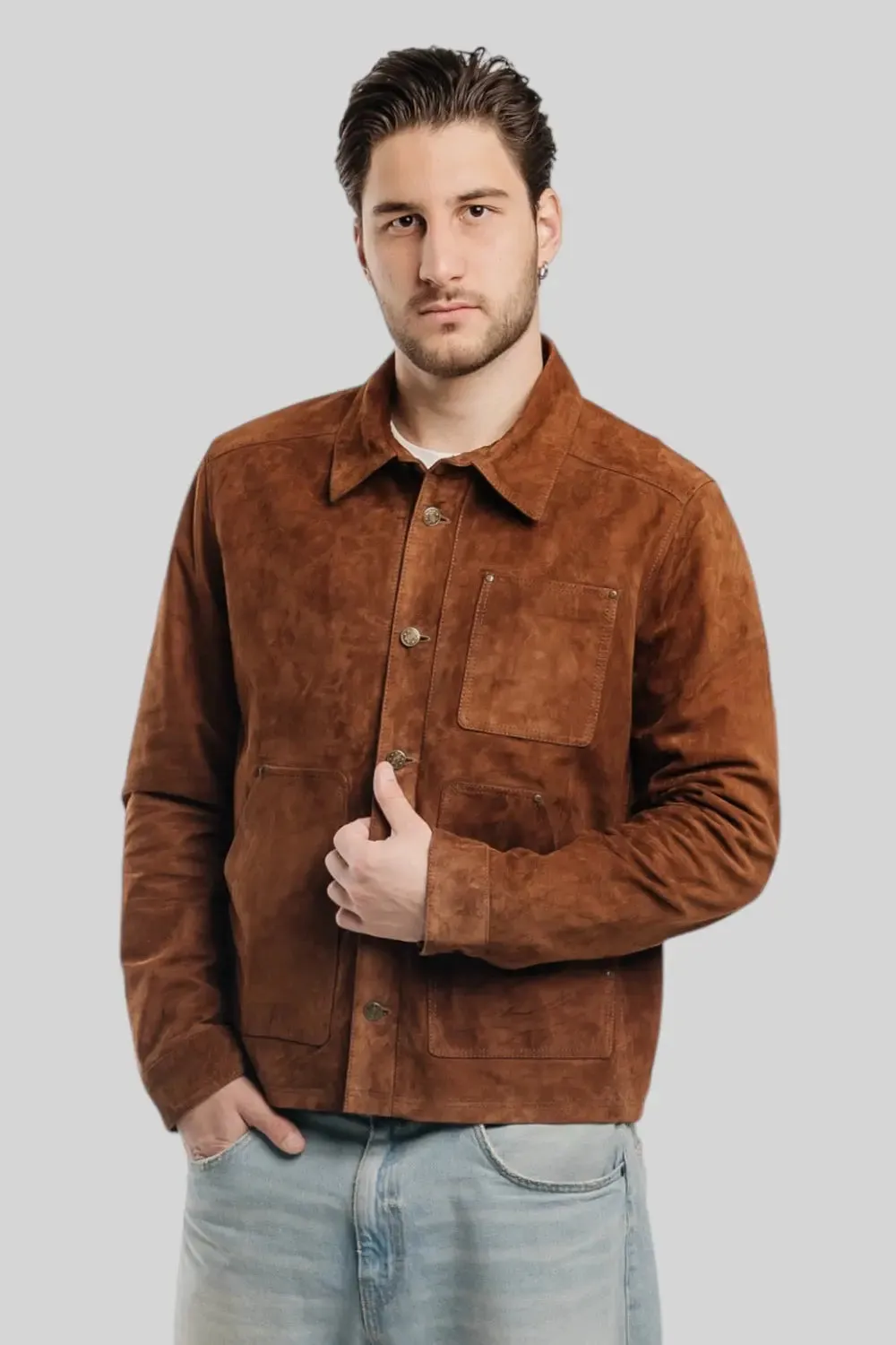 Tiago Suede Leather Jacket