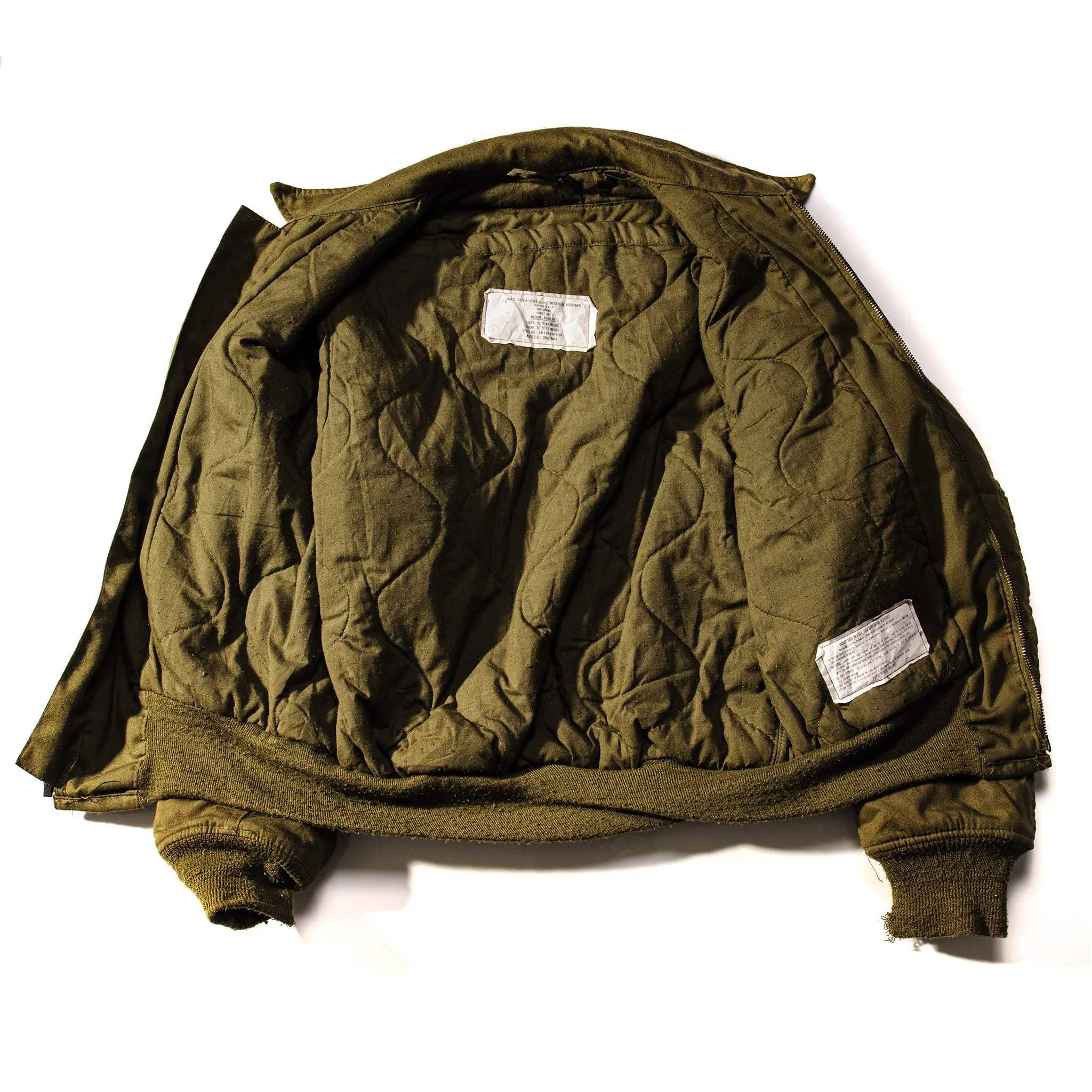 VINTAGE US ARMY JACKET COLD WEATHER 1991 SIZE MEDIUM REGULAR