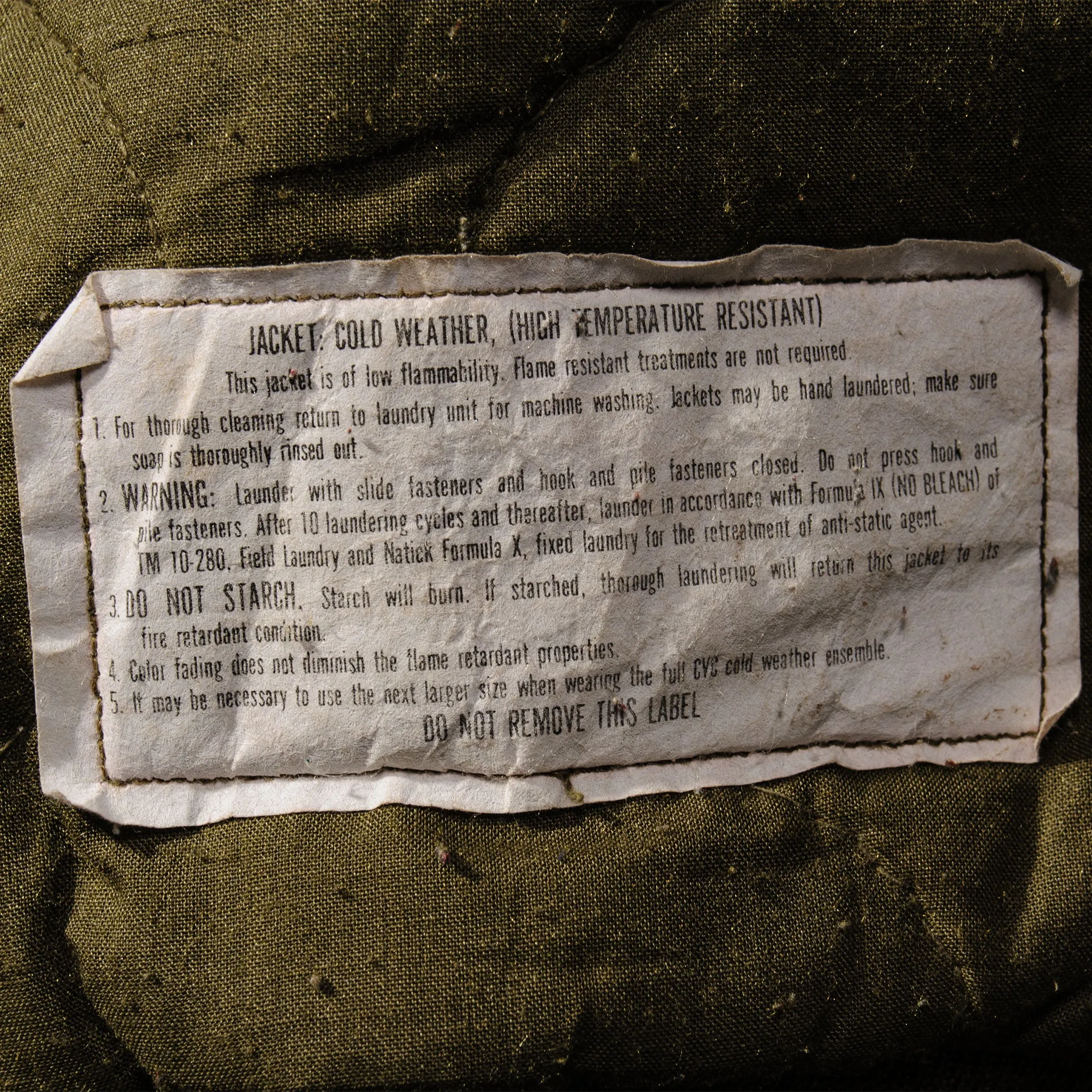 VINTAGE US ARMY JACKET COLD WEATHER 1991 SIZE MEDIUM REGULAR