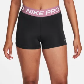 Women's Pro 3" Shorts (027 - Black/Elemental Pink/White)