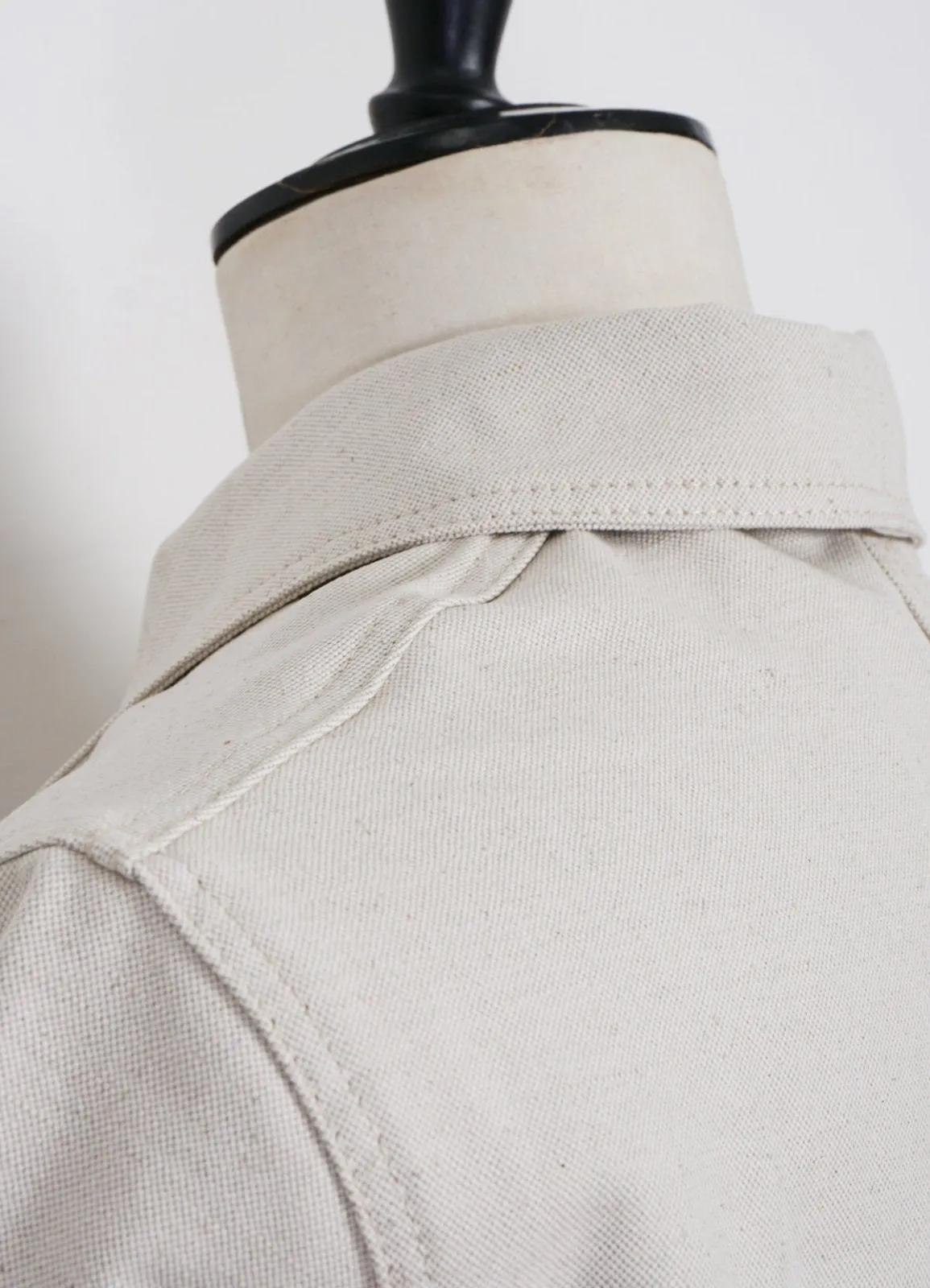 WORK JACKET | Linen/Cotton Blend | Flax Nature