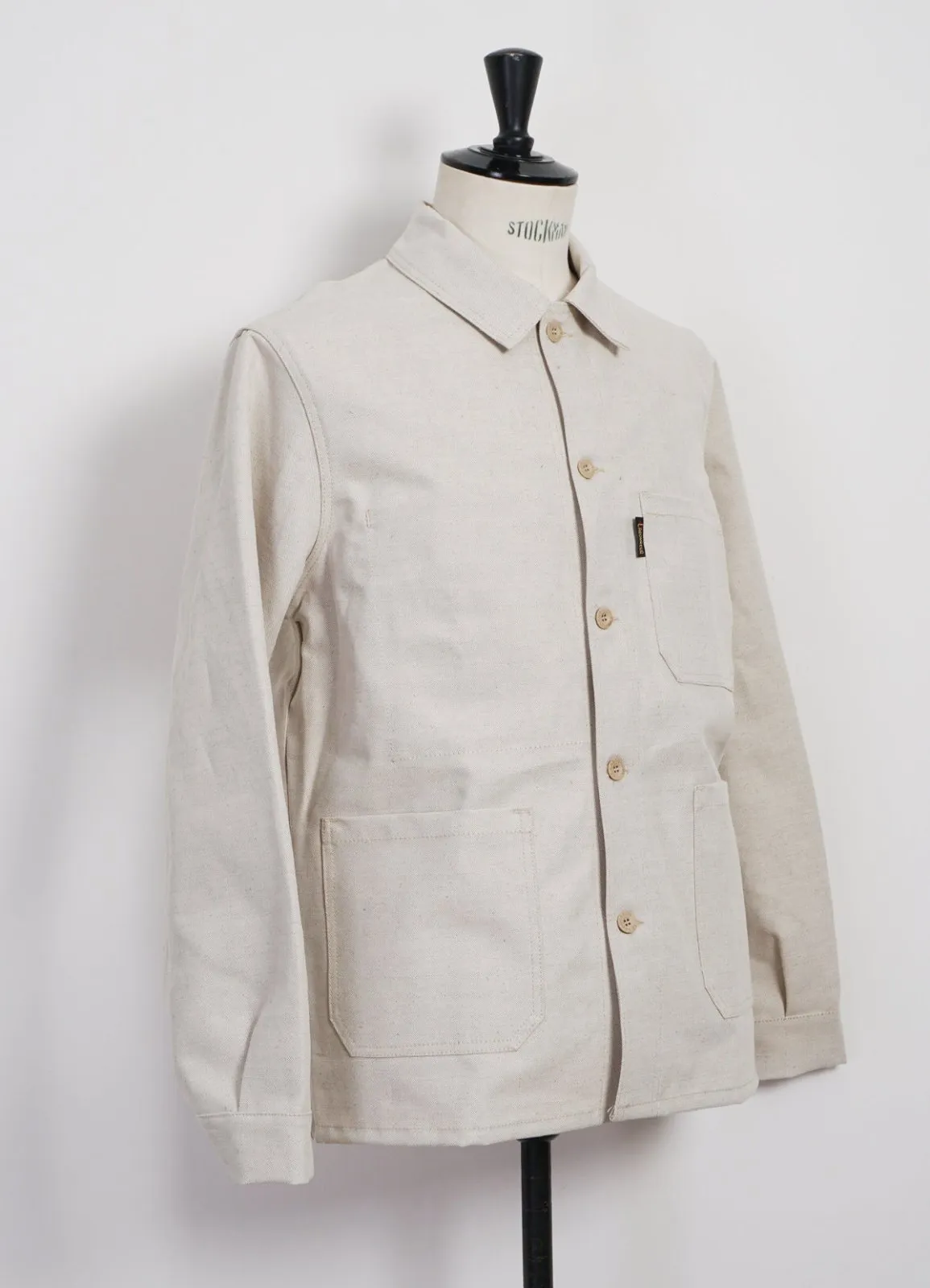 WORK JACKET | Linen/Cotton Blend | Flax Nature