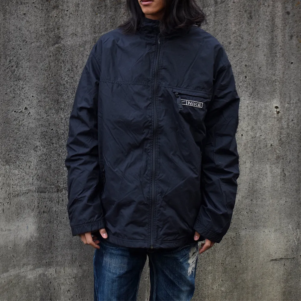 Y2K NIKE 裏地付き ナイロン トラックジャケット 221212