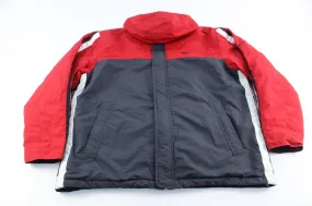 Y2K Nike Embroidered Logo Red, Black, & White Zip Up Jacket
