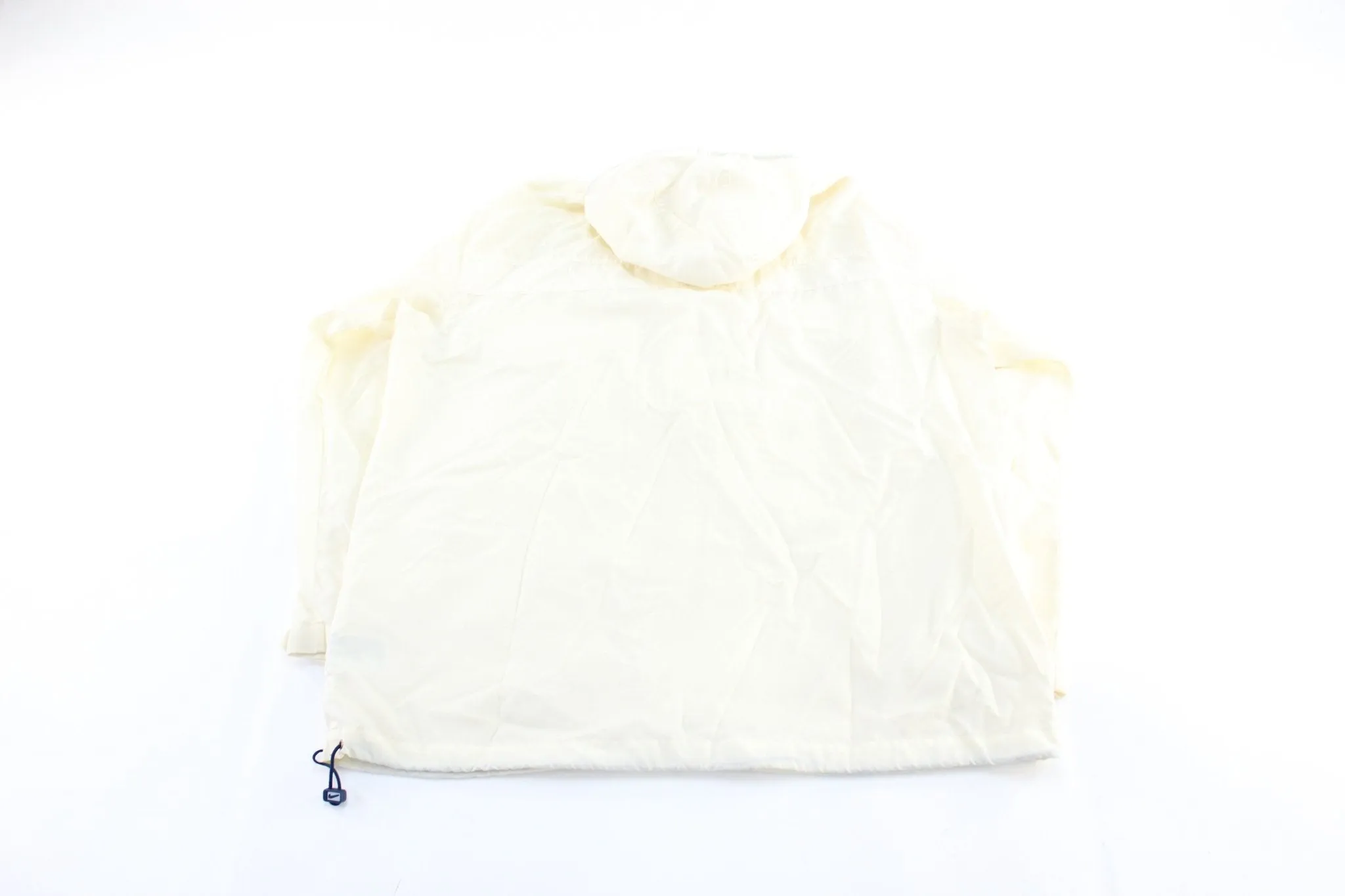 Y2K Nike Embroidered Logo White Hooded Zip Up Jacket